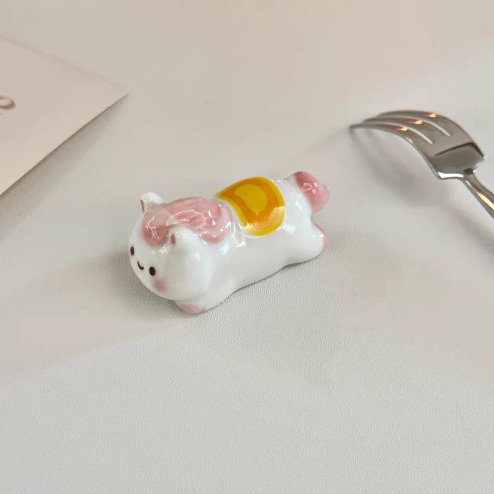 Chopstick Rest Ceramic - Ornament Ceramic Horse Chopstick Rest Cartoon
