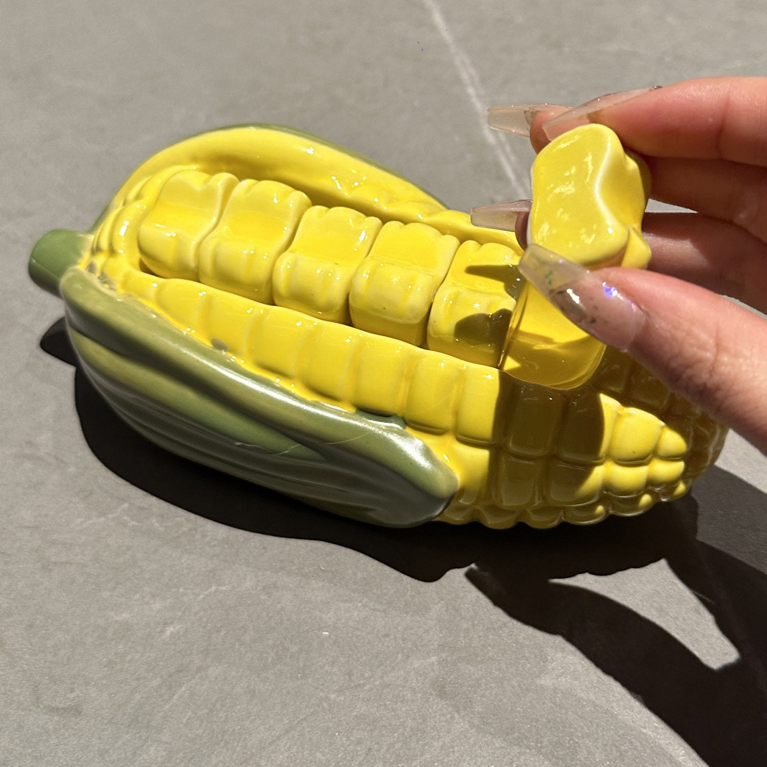 Chopstick Rest Ceramic - Cute Corn-Shaped Ceramic Chopstick Rest Set,