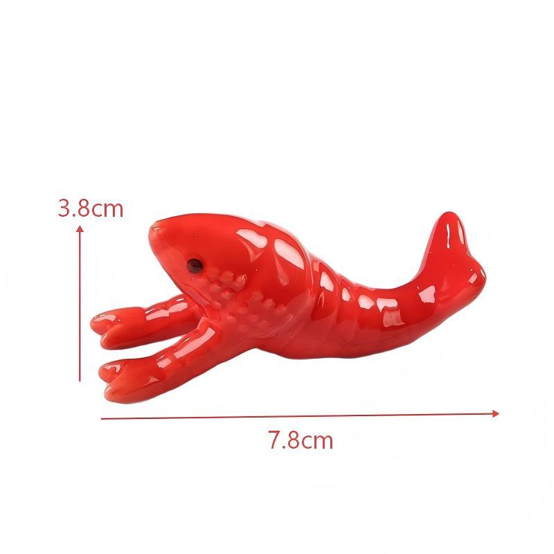 Durable Ceramic Crayfish Shape - đánh giá và giá Chopstick Rest Ceramic