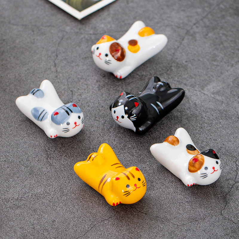 Flying Cat Ceramic Chopstick R - đánh giá và giá Chopstick Rest Ceramic