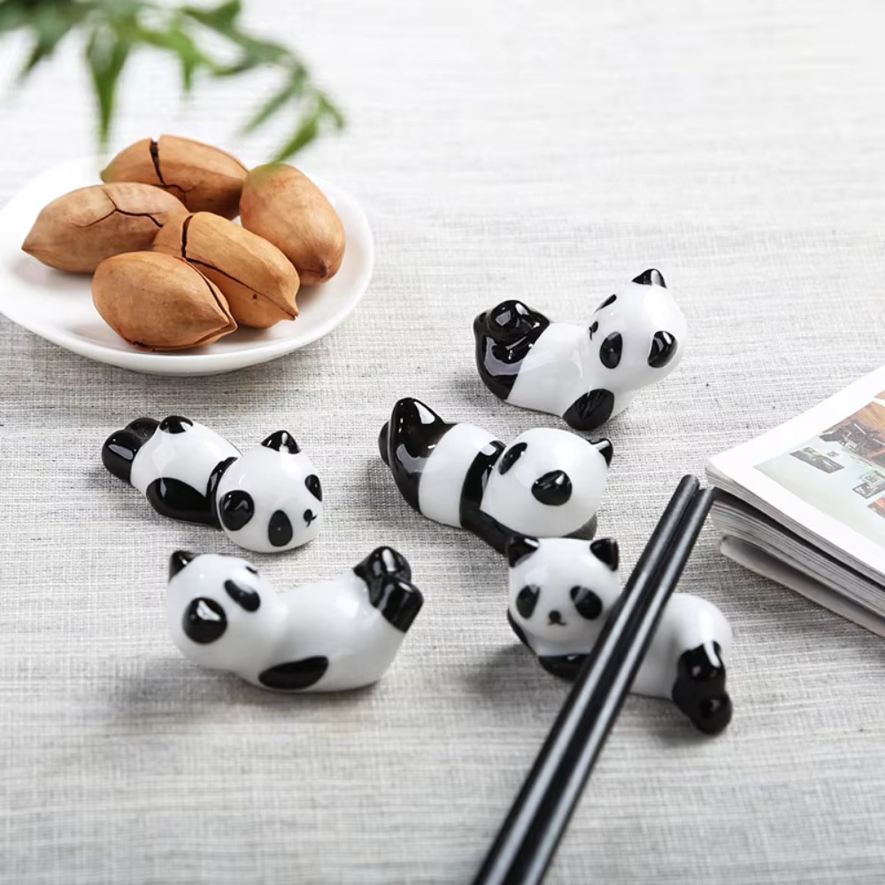8Pcs/set DIY Panda Chopstick H - đánh giá và giá Chopstick Rest Ceramic