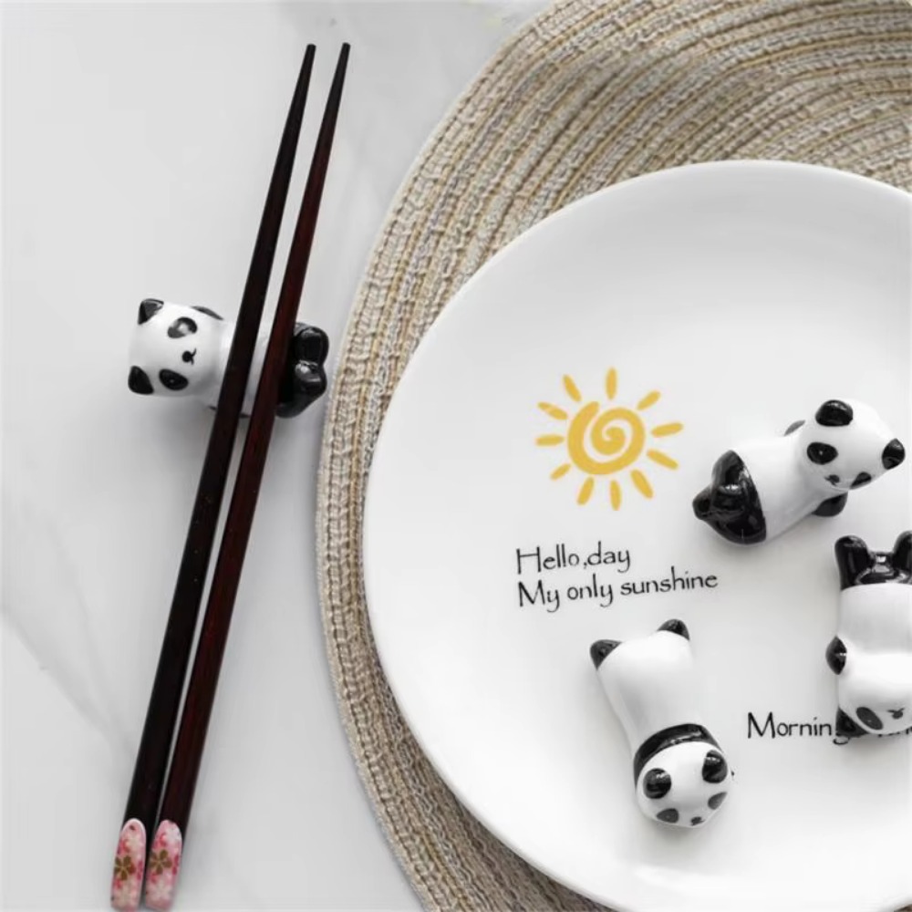 8Pcs/set DIY Panda Chopstick H - đánh giá và giá Chopstick Rest Ceramic