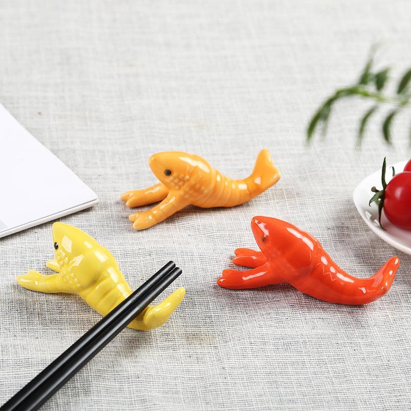 Cute Crayfish Shaped Ceramic C - đánh giá và giá Chopstick Rest Ceramic