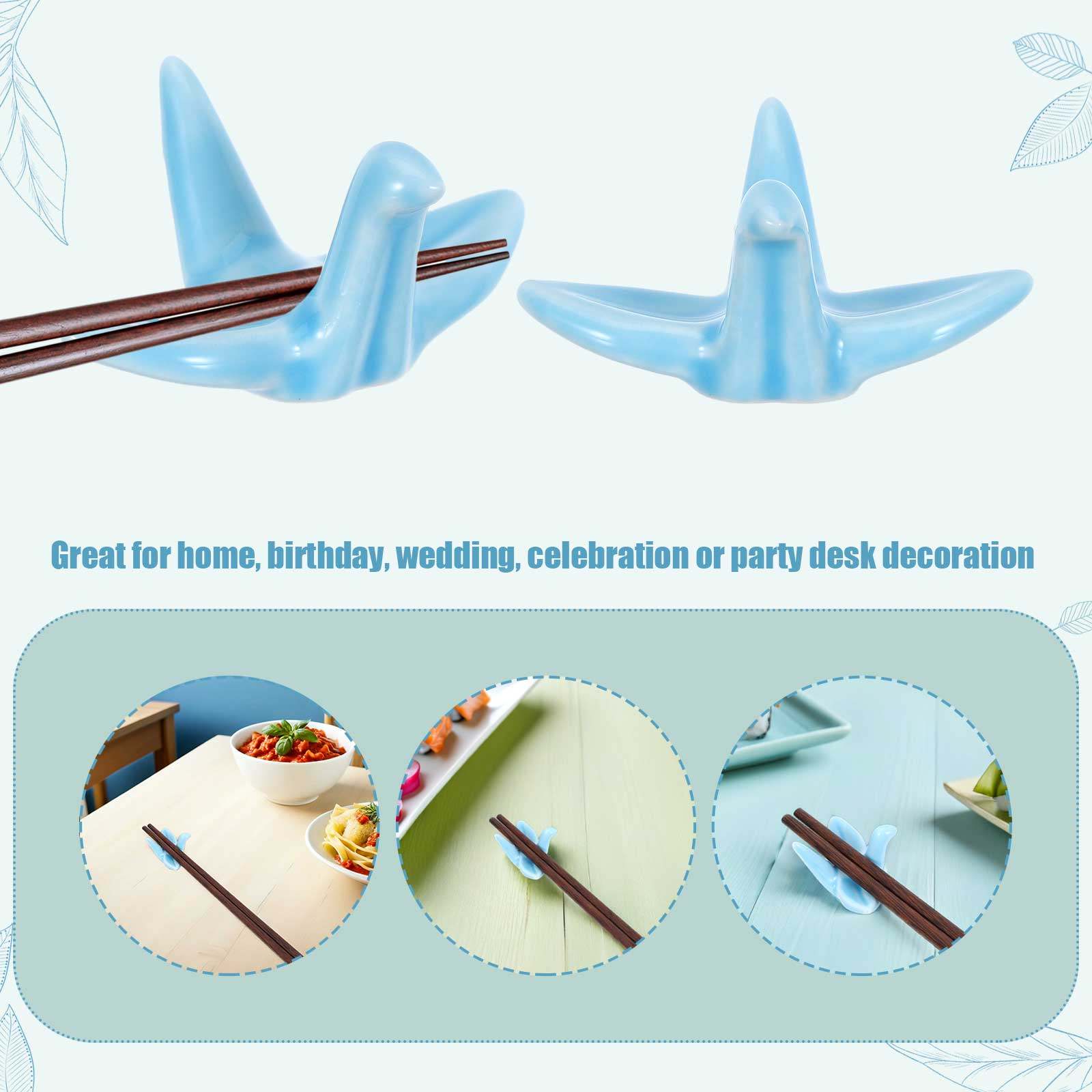 12Pcs Colored Ceramic Chopstic - đánh giá và giá Chopstick Rest Ceramic
