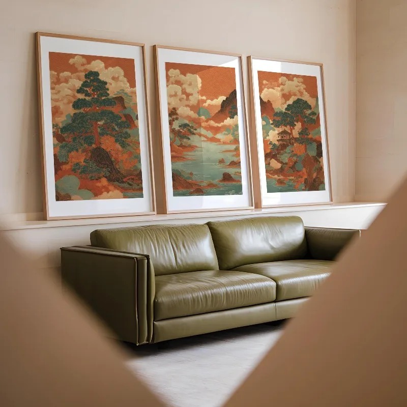 3Pcs Vintage Japanese Ukiyo-e  - đánh giá và giá Japanese Living Lifestyle
