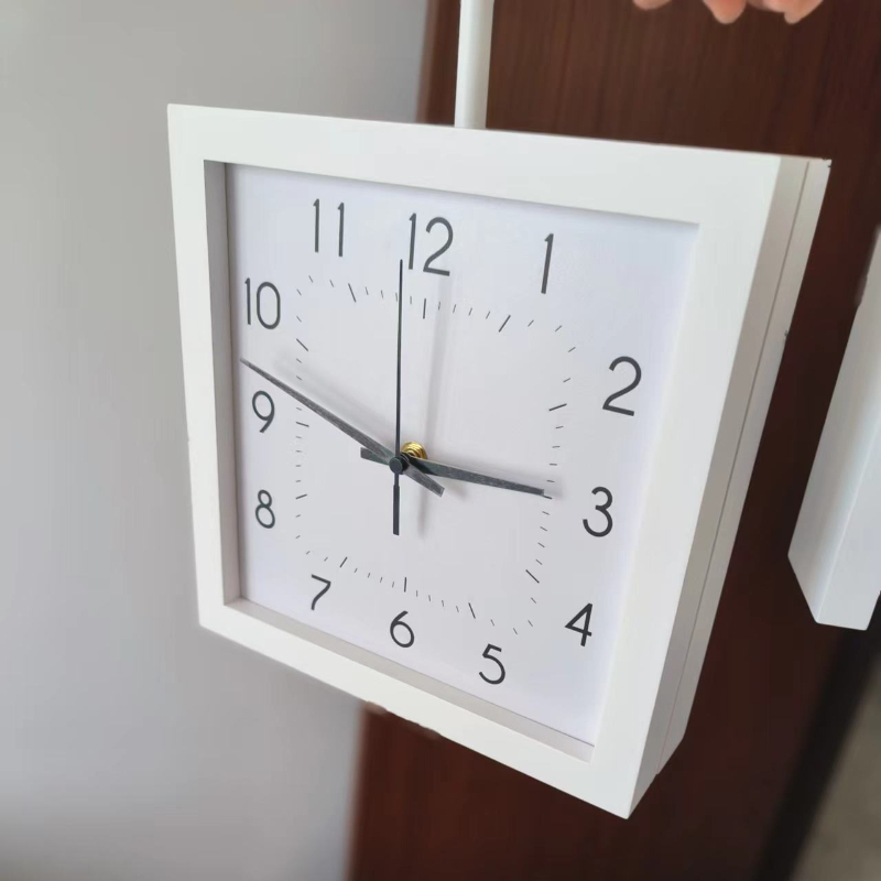 Wooden Double Sided Wall Clock - đánh giá và giá Japanese Living Lifestyle