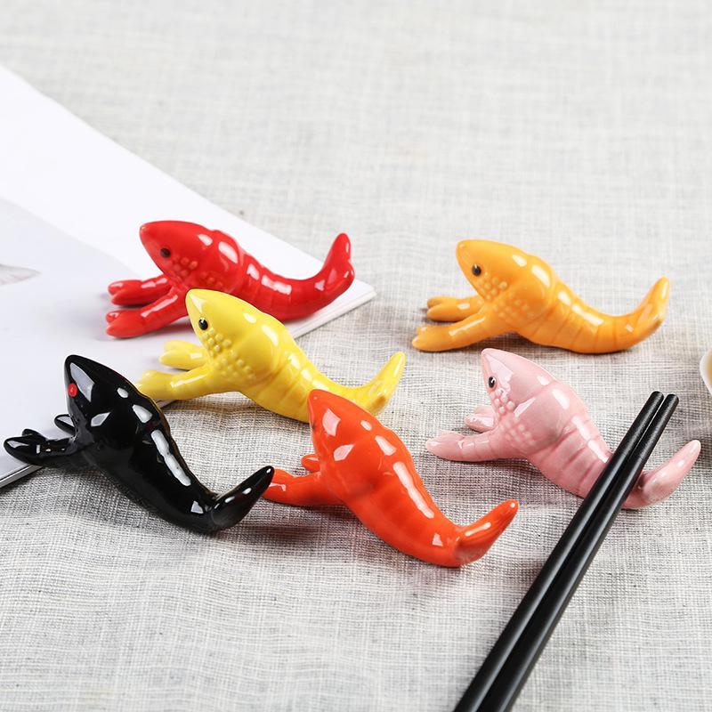 Cute Crayfish Shaped Ceramic C - đánh giá và giá Chopstick Rest Ceramic