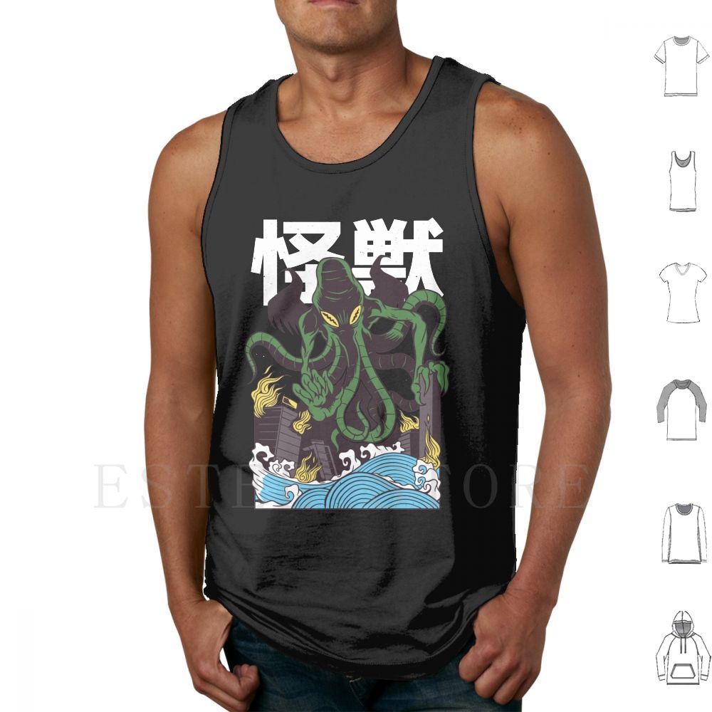 Japanese Cthulhu Tank Tops Ves - đánh giá và giá Japanese Daily Lifestyle