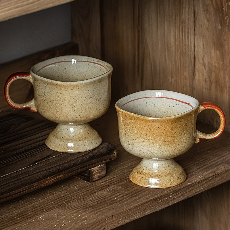 Retro Style Ceramic Cups Coffe - đánh giá và giá Japanese Daily Lifestyle